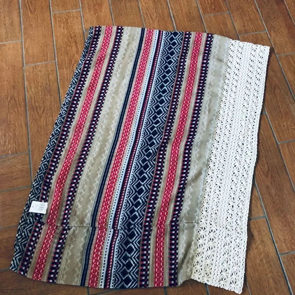 Boho Aztec Tribal Print Infinity Scarf - Picture 4 of 4